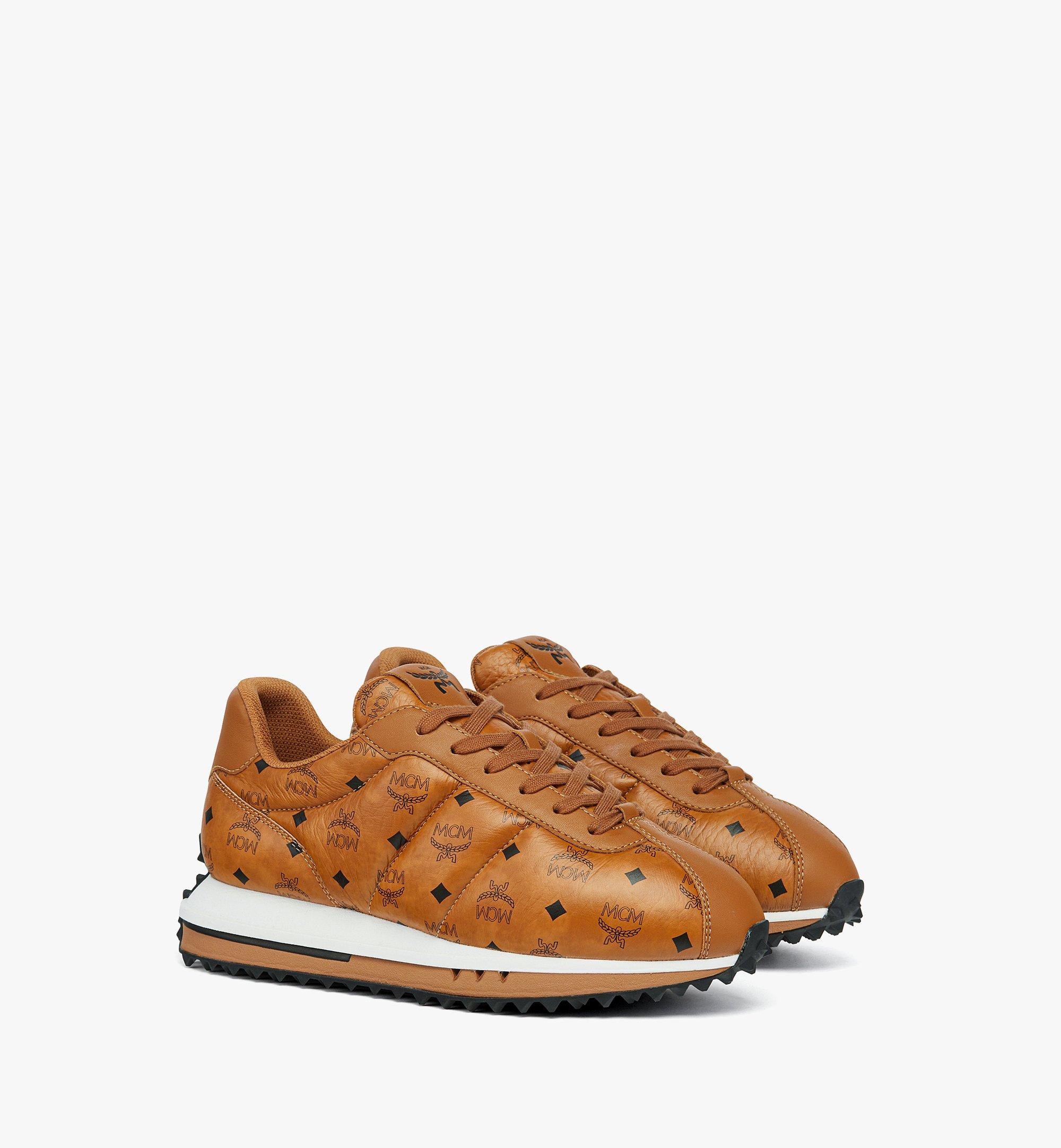 Diamante Sneakers in Quilted Monogram Leather 1